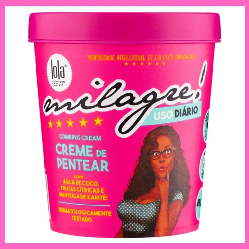 Lola Cosmetics Milagre Creme de Pentear 450g