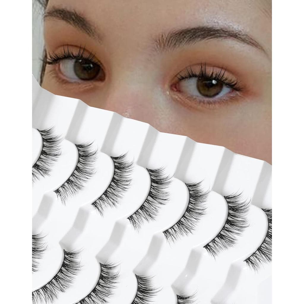 Eyelashes Natural Wispy Fake Eyelashes False Eyelashes Strip Light-04