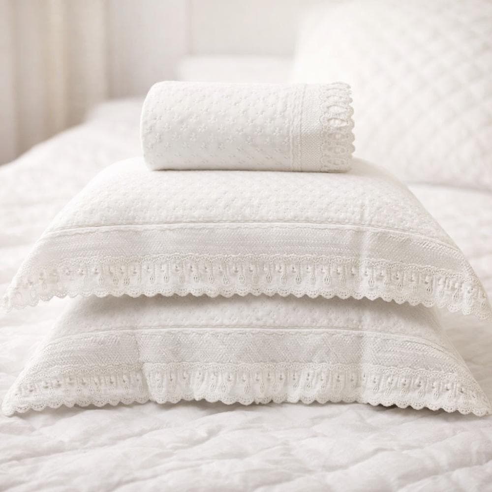 Kit Colcha Cobre Leito Super King Cama 3 Peças Bordare Premium Casal Padrão Queen Toque Macio