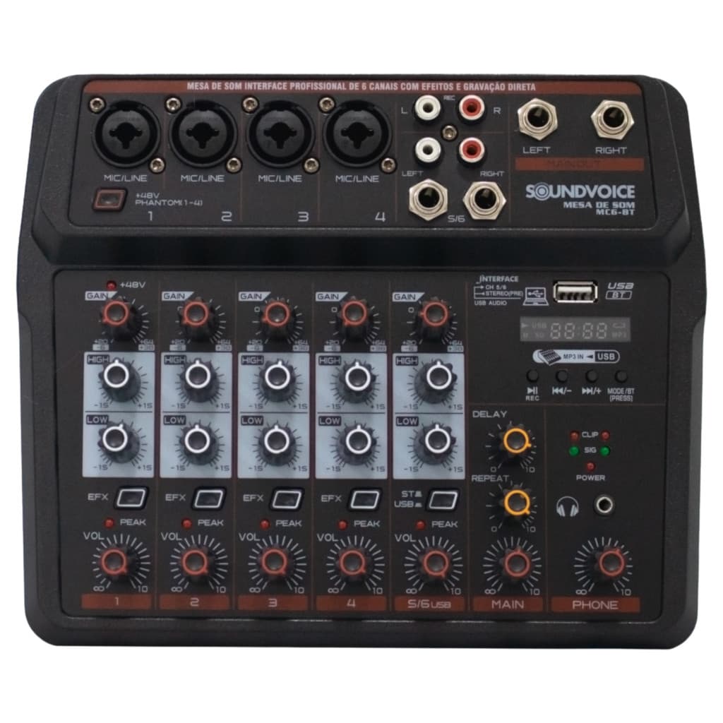 Mesa Soundvoice MC6-BT Interface USB/Bivolt