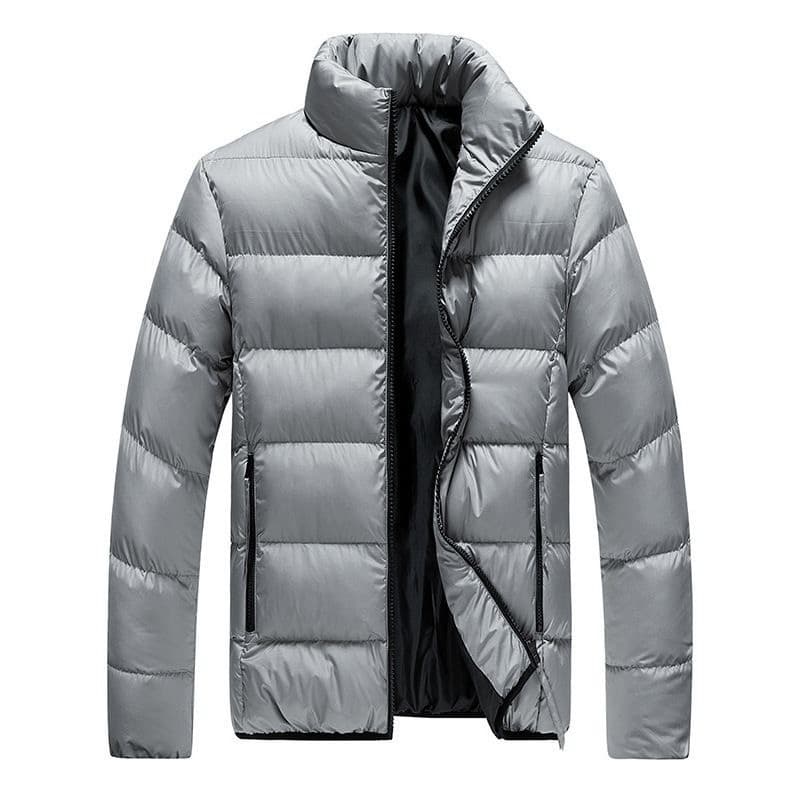 Jaqueta acolchoada masculina 2025 inverno novo estilo forro de lã grosso acolchoado jaqueta acolchoada jaqueta de trabal