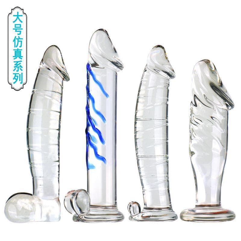Equipamento de imprensa de cuidados de saúde em formato especial Rosca azul Massageador de vidro de simulação de tamanho