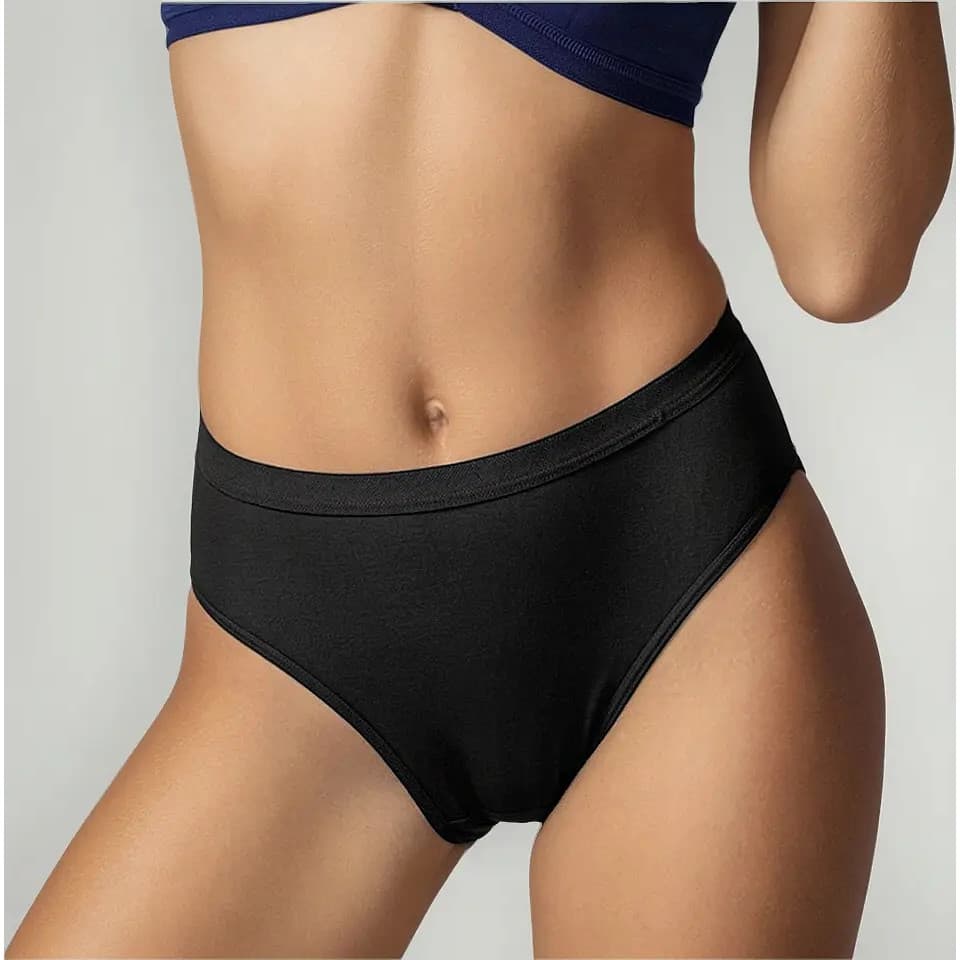 Calcinha Calça Cavada Básica Lithos Cotton Demillus 056014 casapaula