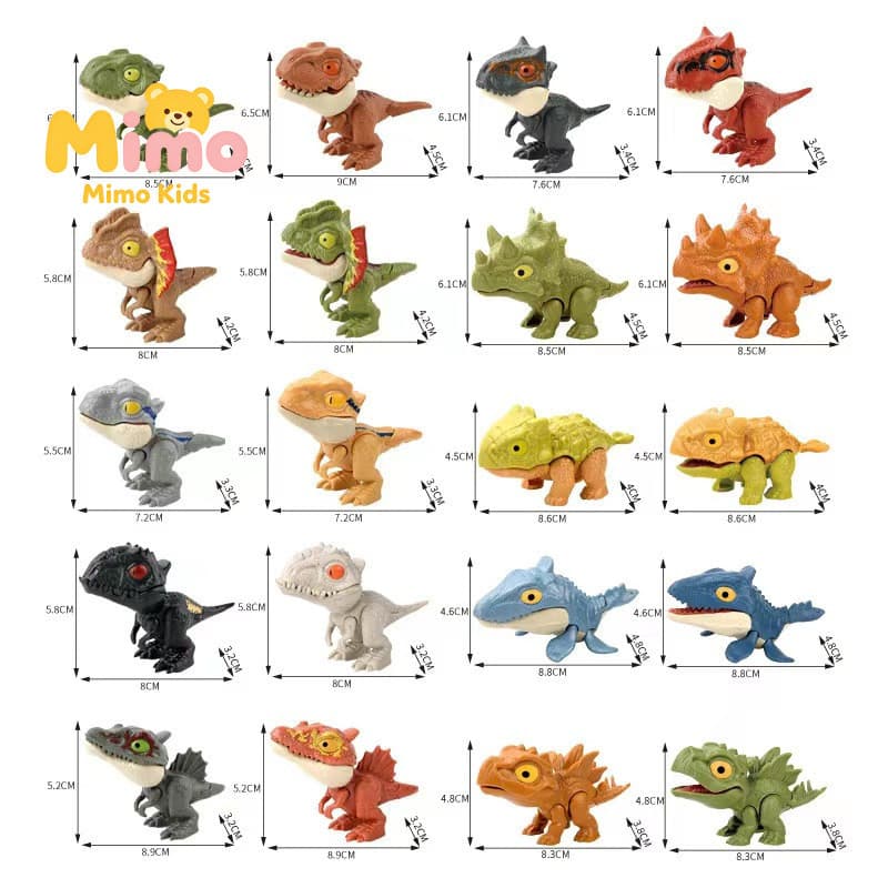 Dinossauro De Dedo Mordendo , Modelo De Brinquedo Móvel De Simulação Comum