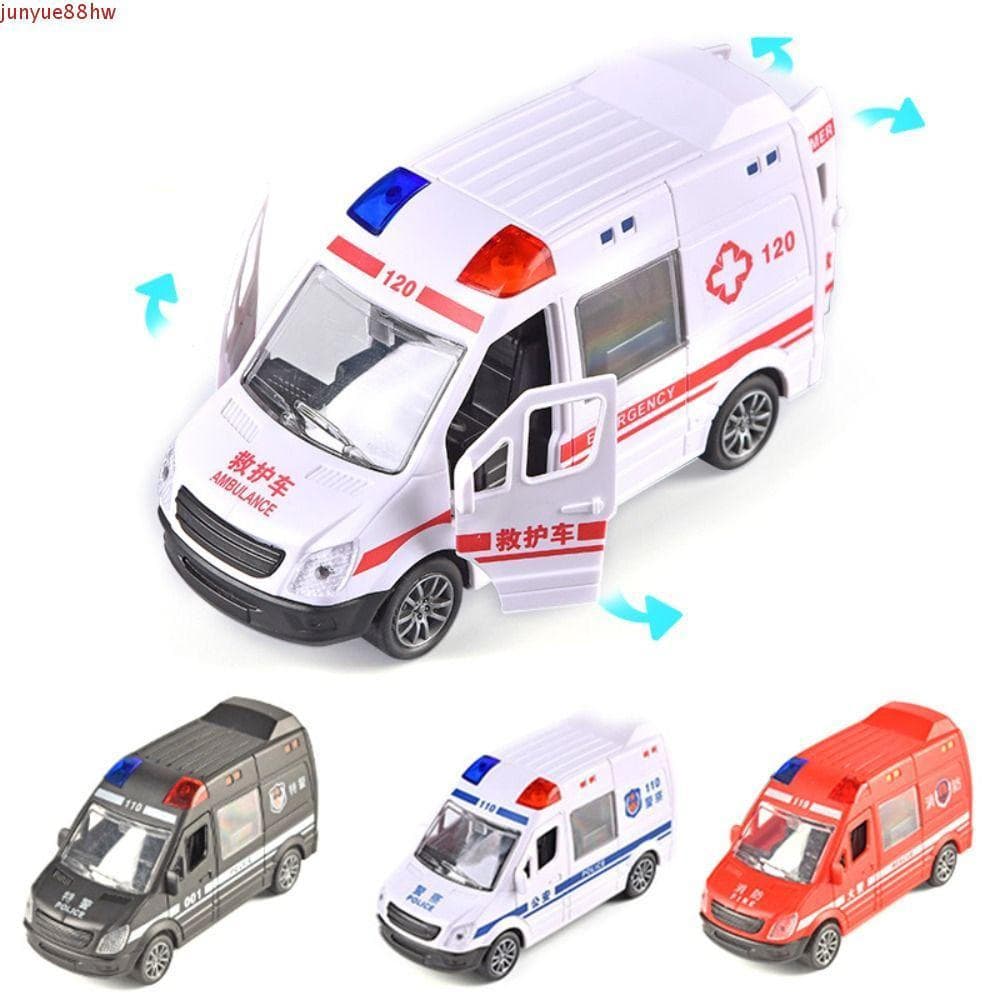 Brinquedo De Carro Inercial JUNYUE , Modelo De Caminhão De Bombeiros Clássico De Liga , Brinquedos Criativos De Aprendiz