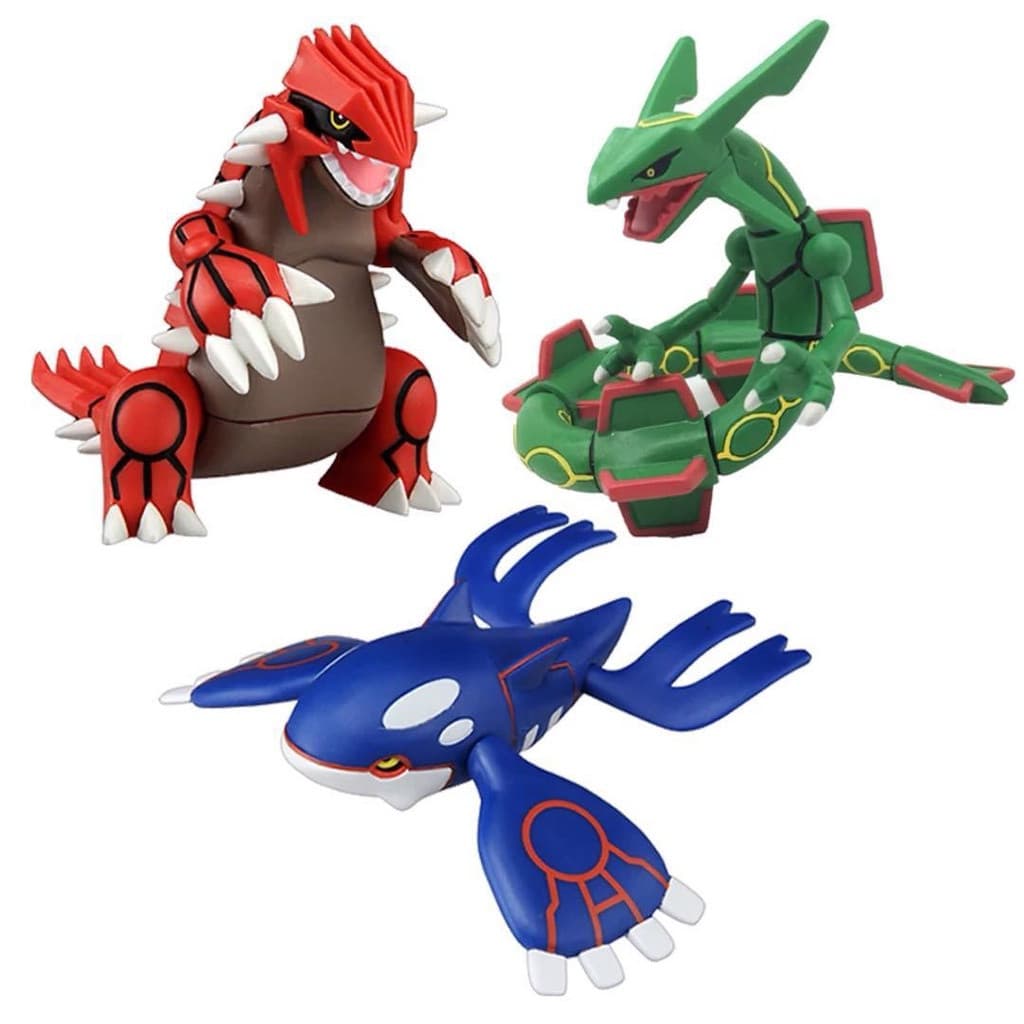 Pokemon 9cm Rayquaza Groudon Kyogre Greninja Mimikyu Arceus Figura De Ação Modelo