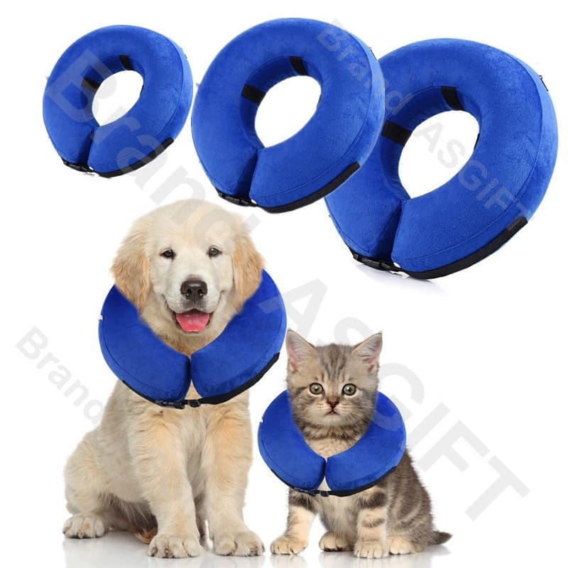 Colar elizabetana inflável para animais de estimação para a proteção da saúde da recuperação de feridas para cães e gato