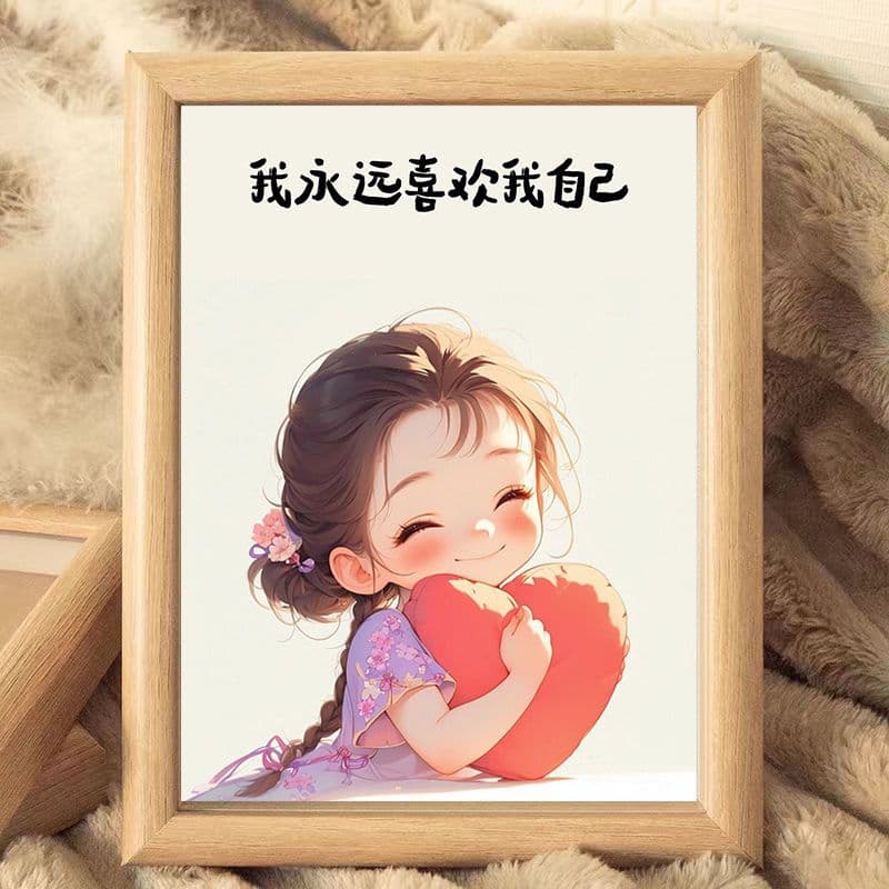 Série de cura citações ilustração mesa moldura sala estar estudo escritório decoração presente nova pintura parede chine