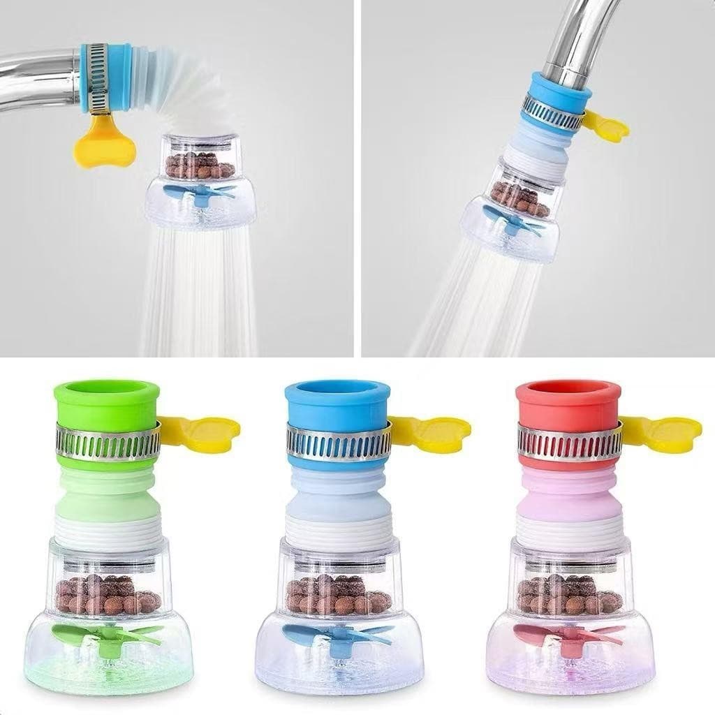 Filtro Purificador de Água para Torneira 3 em 1 com Carvão Ativado - 1/2/3 Peças