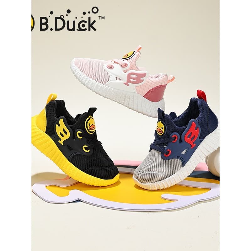 B.Duck Little Yellow Duck Verão Respirável Sapatos Esportivos Masculinos Sapatos Esportivos de Sola Macia Meninas Menino