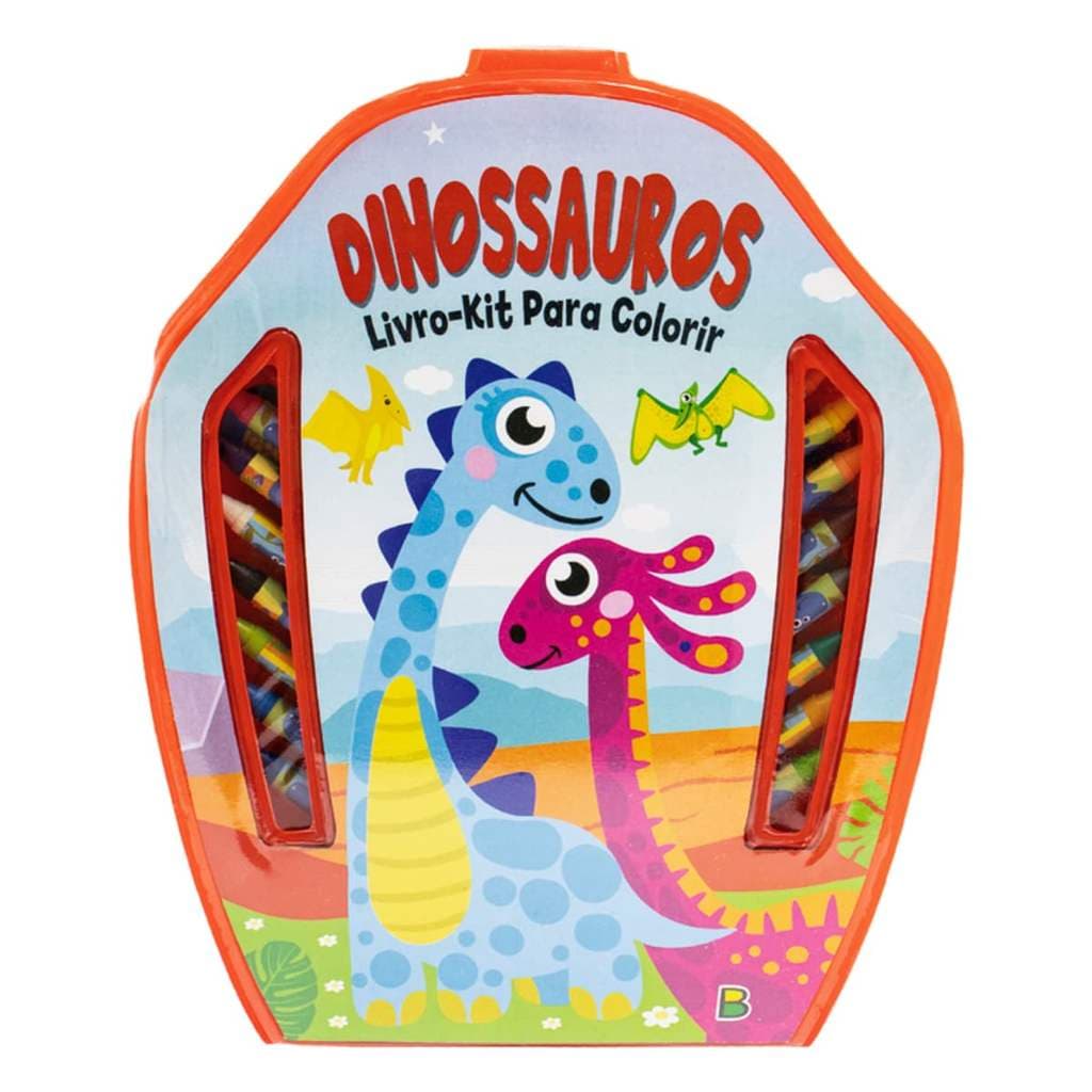 Livro-Kit Para Colorir - Dinossauros - Todolivro