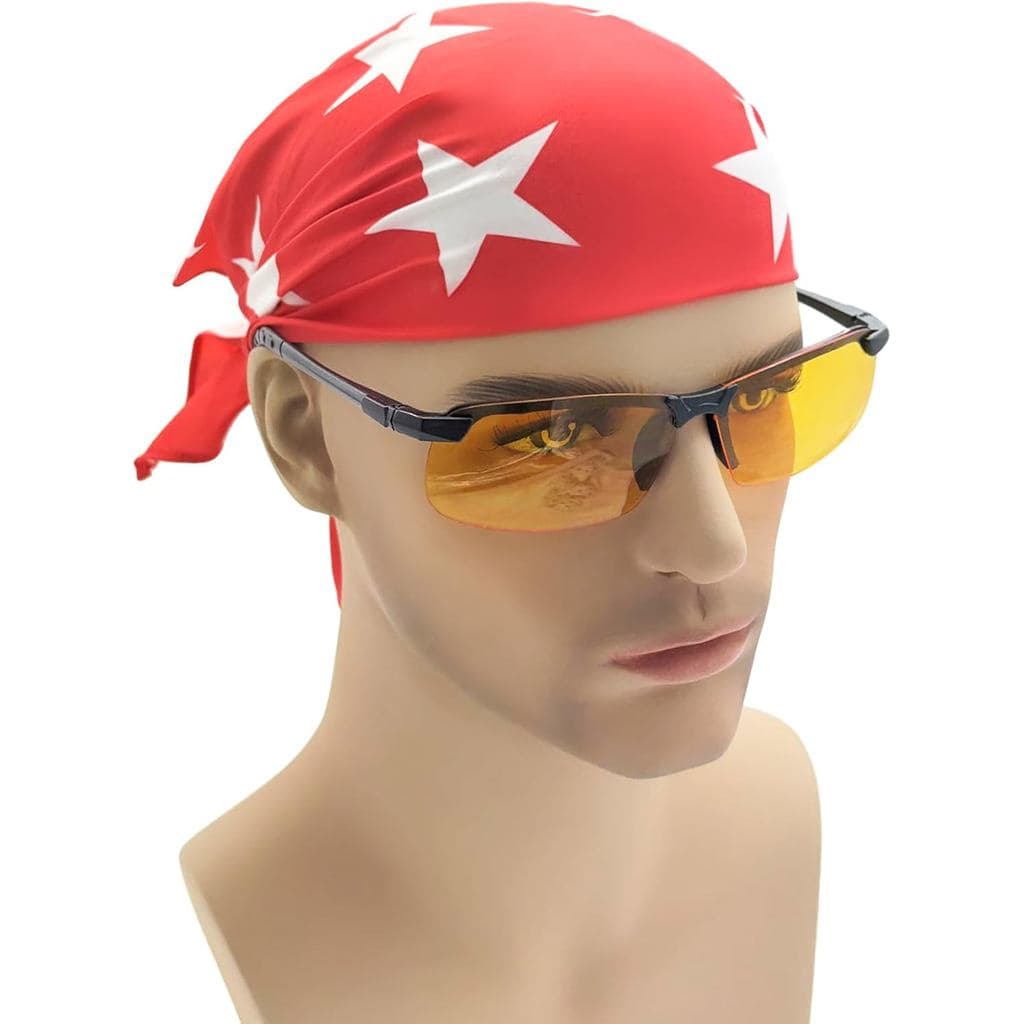 Tiara e Óculos de Lutador Estelar para Homens, Acessórios de Cosplay para Halloween