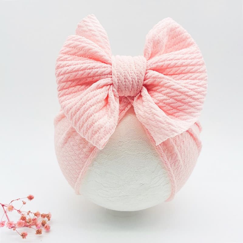Gorro/Touca Infantil Com Laço/Elástico/Flexível/Quente Para Recém-Nascidos/Bebês/Meninos/Meninas