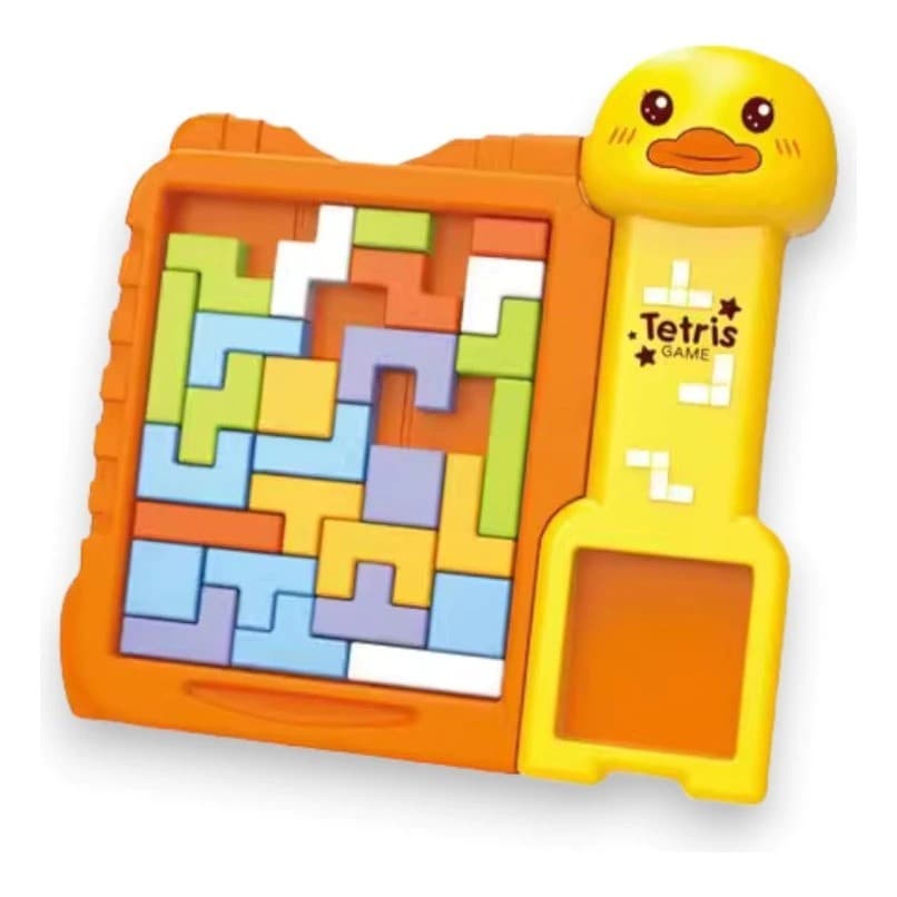 Tetris Brinquedo Educativo Montar Jogo Quebra - Cabeça Infantil Raciocínio 32 Peças