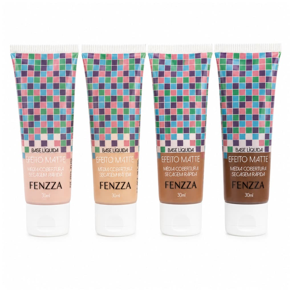 Base Efeito Matte Marca Fenzza