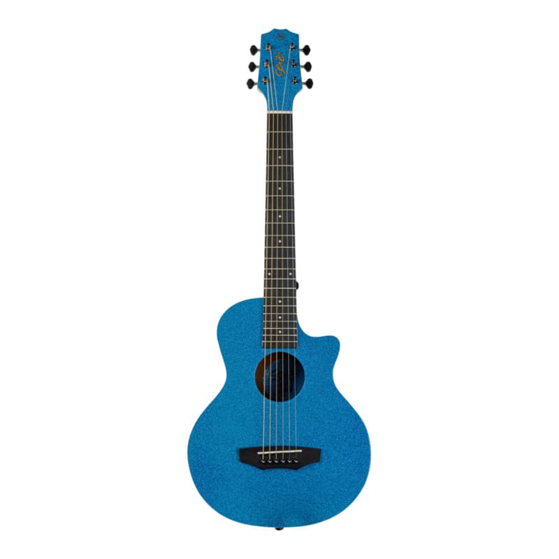 Violão Seizi Fun Panda Acústico Aço Royal Blue Sparkle