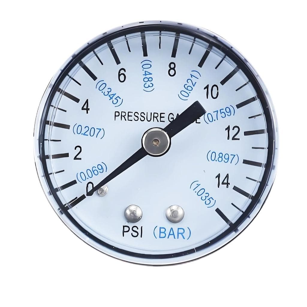 Manômetro de Teste para Bombas de Queimadores a Óleo 70-025-0100, Manômetro de Pressão de Ar para Aquecedores, Manômetro