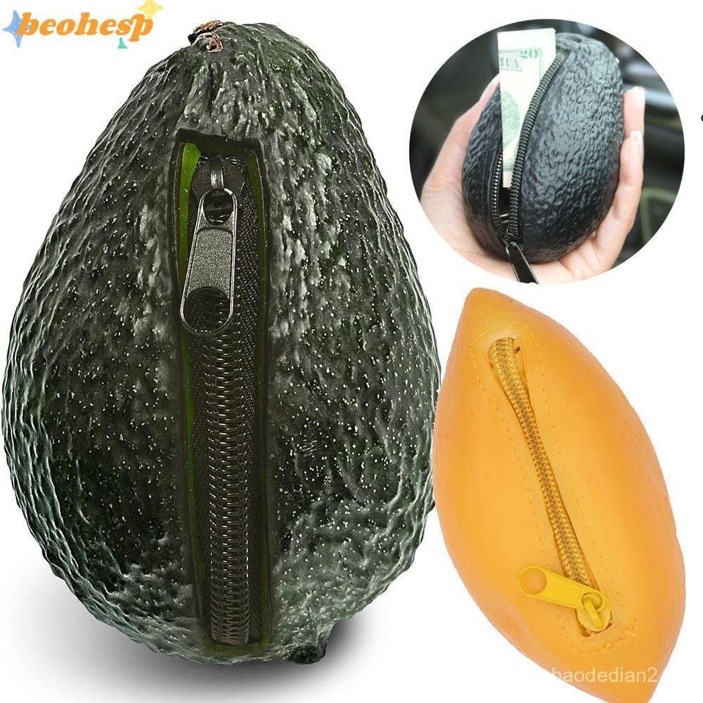 Carteira De Abacate BEOHESP , Bolso Criativo Para Moedas , Presentes Engraçados E Inovadores , Bolsa De , Pão