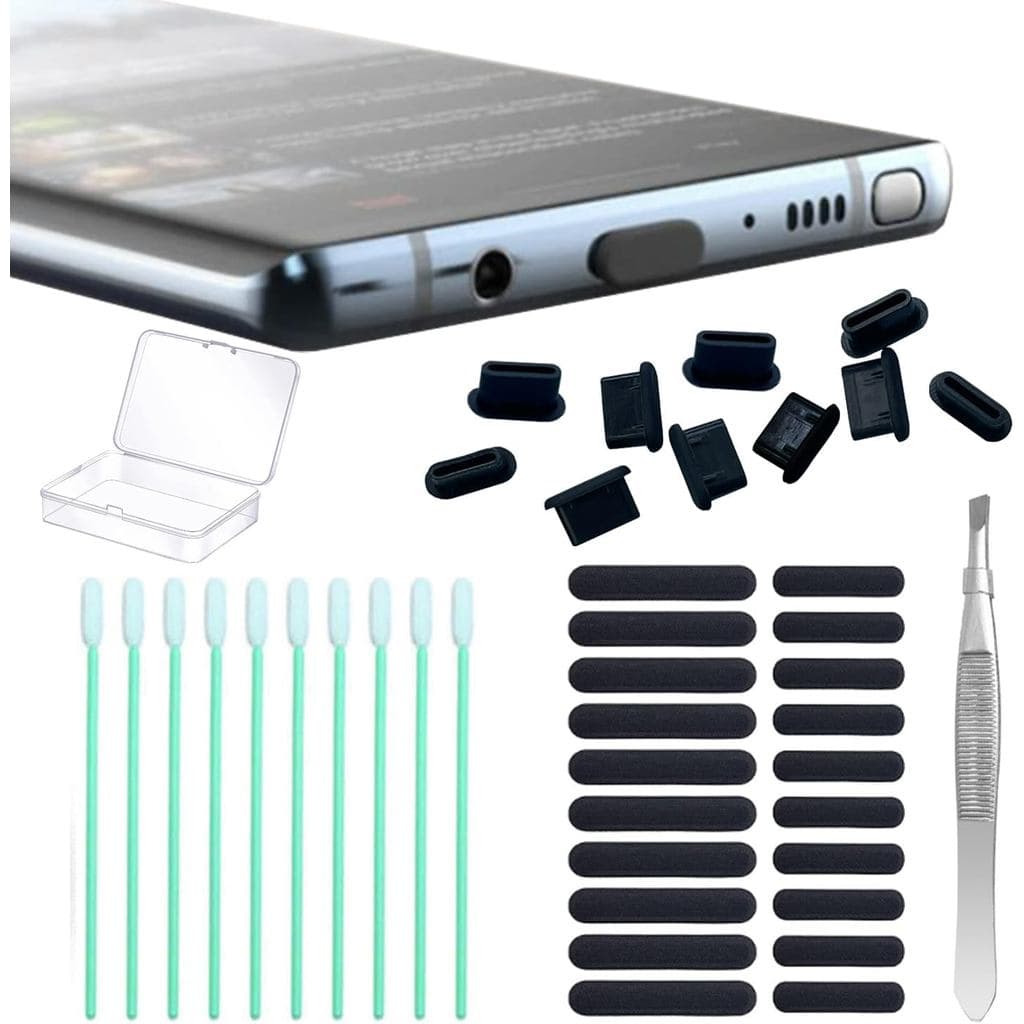 USB C Dust Plug, USB C Port Cover Phone Speaker Cover,for iPhone 15,16,17 Galaxy S24-S20, Pixel, MacBook, iPad, Switch &