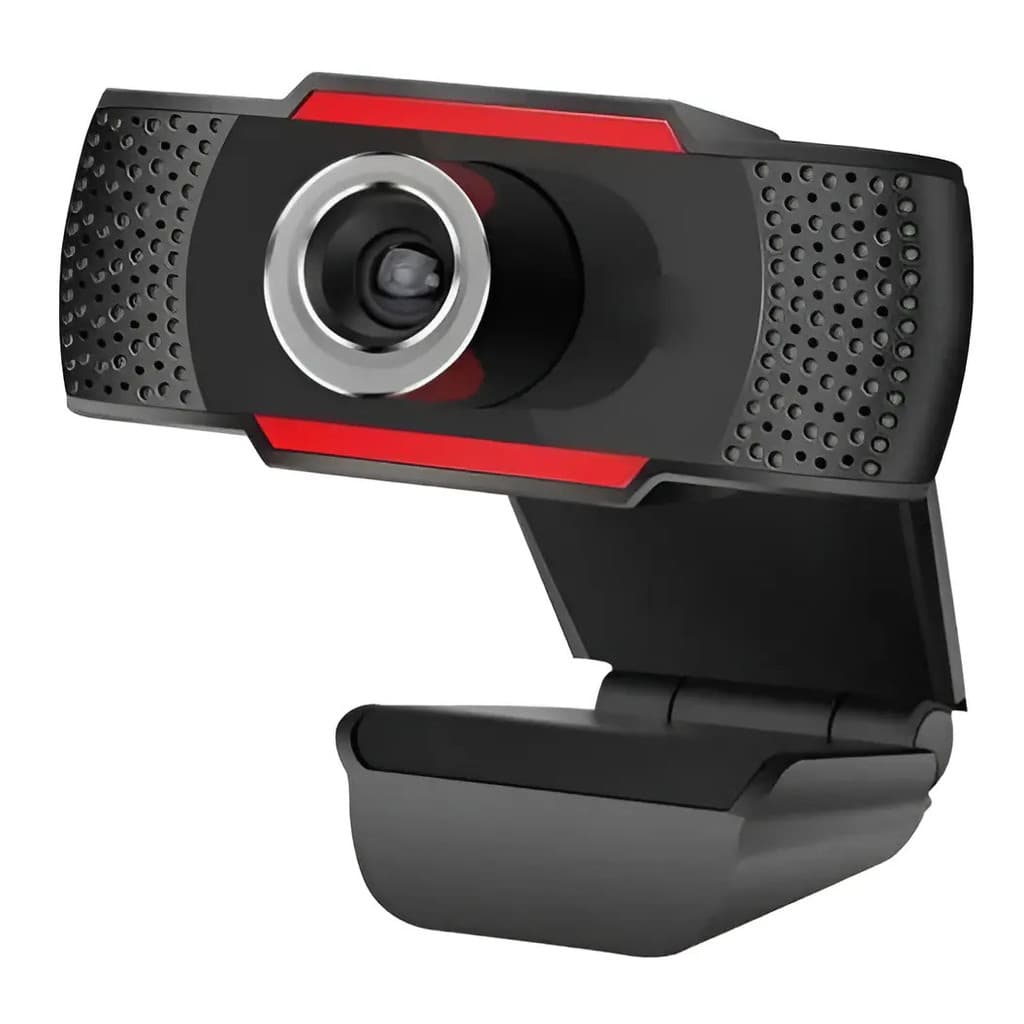 Webcam  Hd 720p C/ Microfone Usb Preto