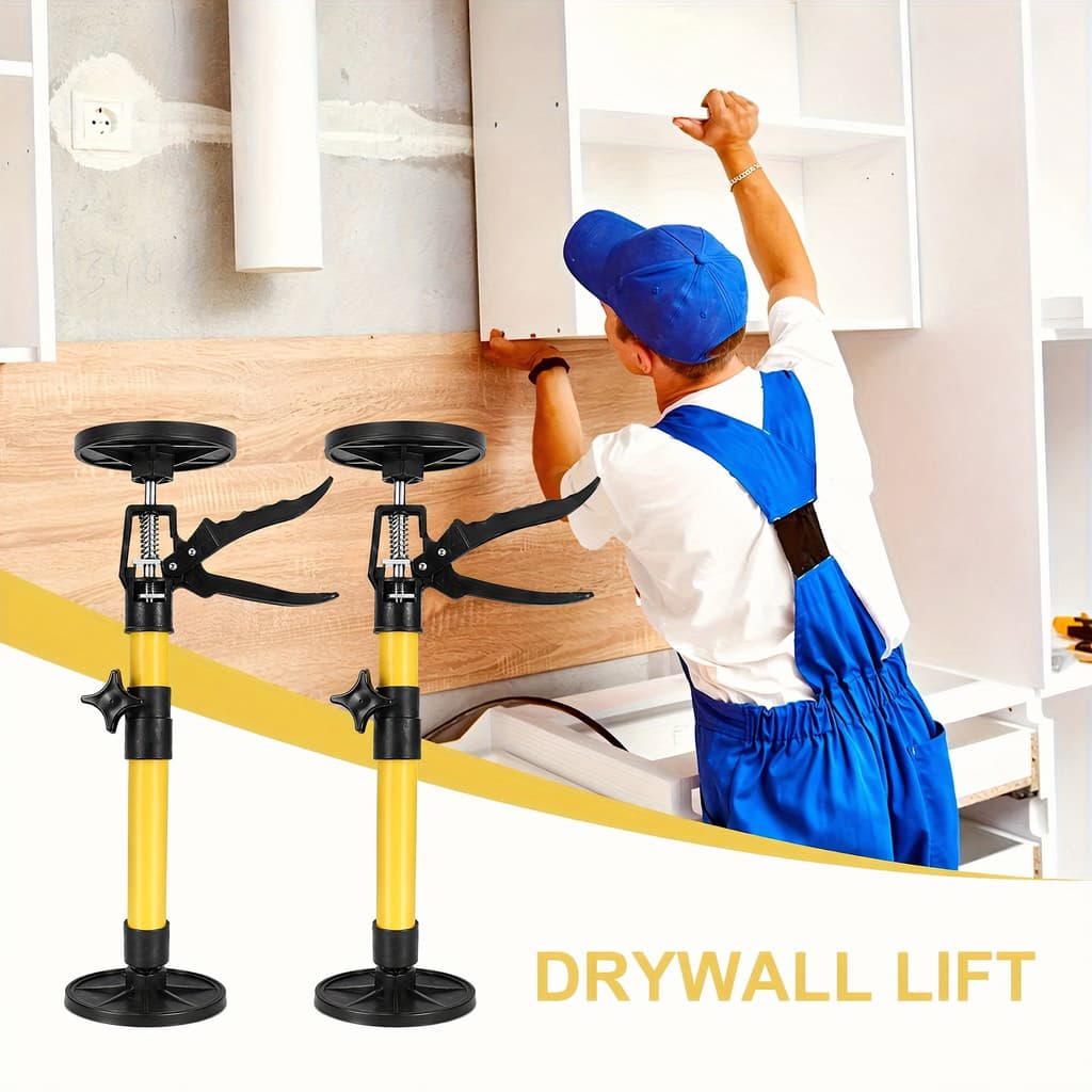 Kit 2 Peças Haste Telescópica Ajustável Aço 30 59cm Suporte Manual Drywall Armário