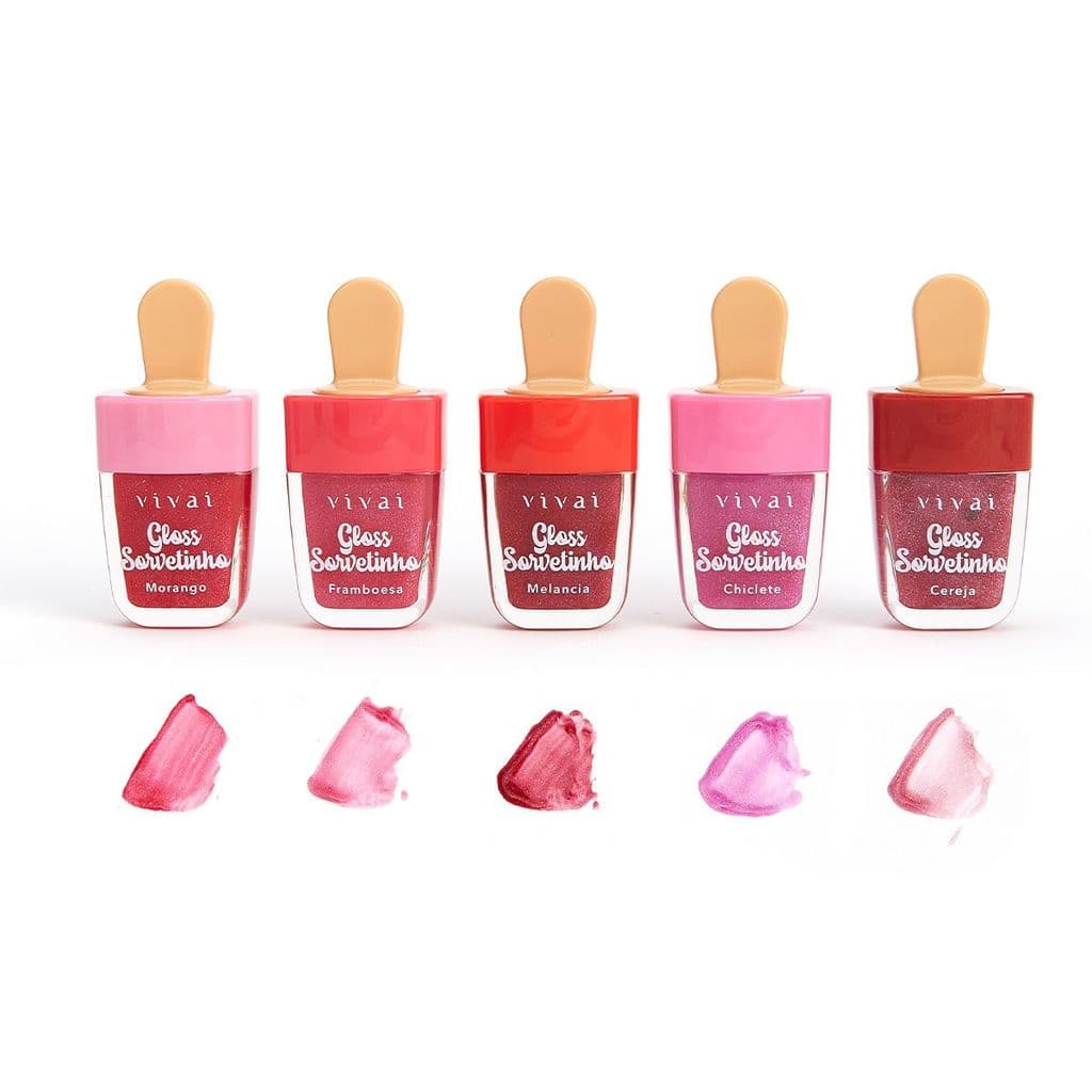 Kit 6 Gloss Labial Sorvetinho Vivai 3069
