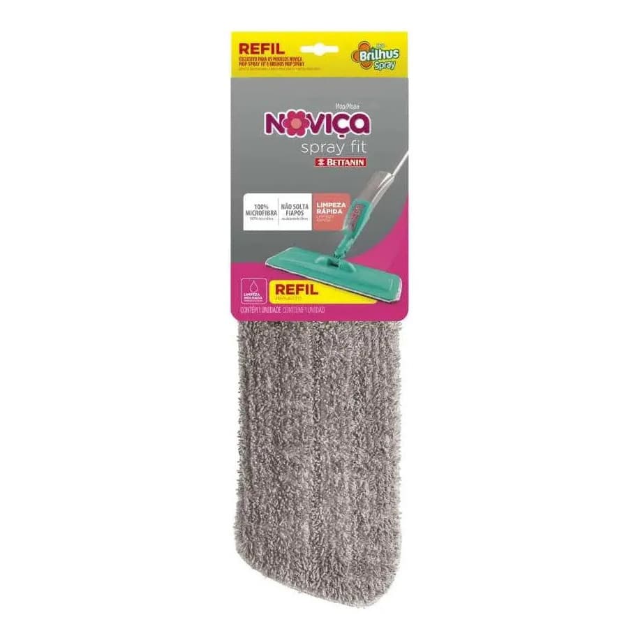 Refil Mop Spray De Microfibra Brilhus Bettanin