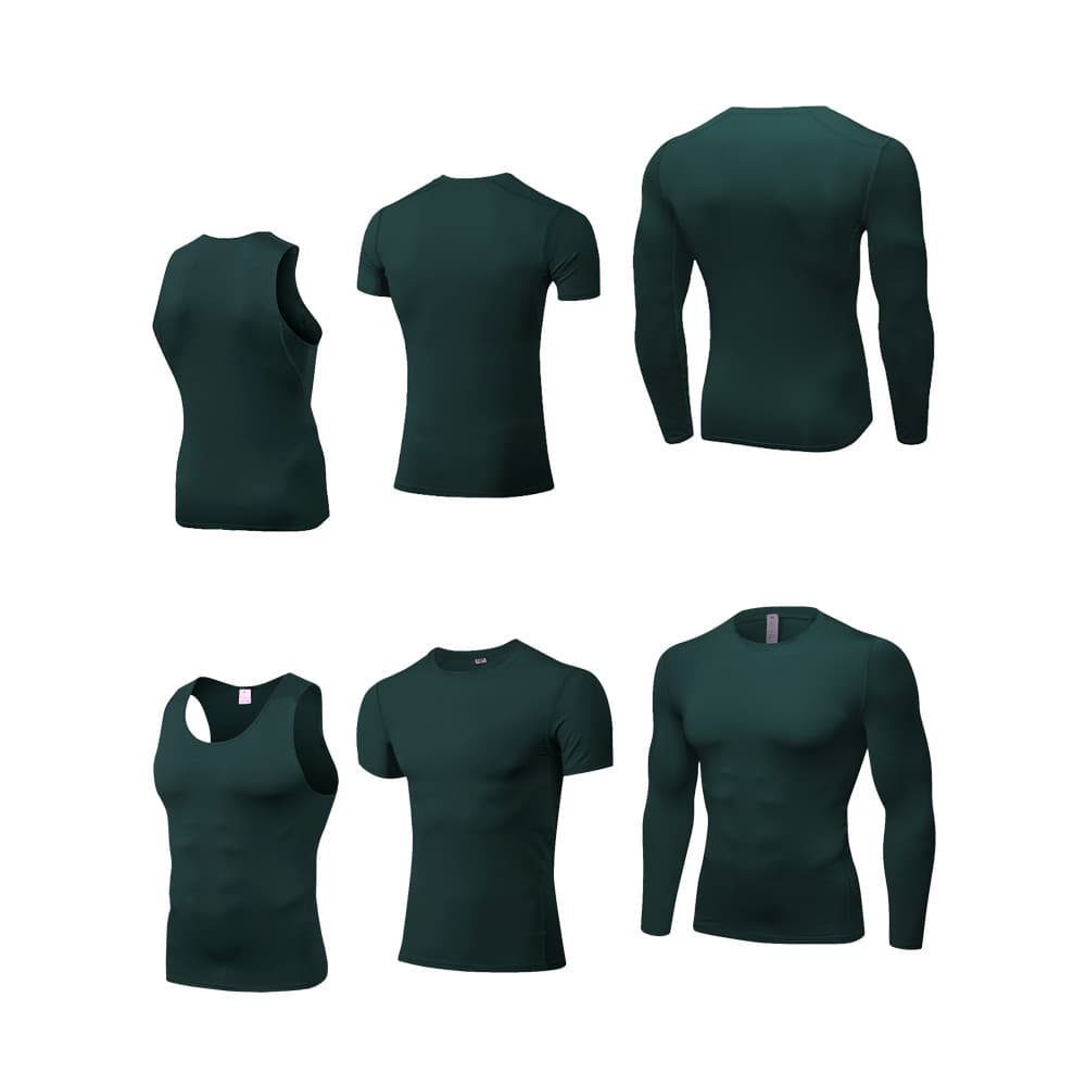 Verde escuro roupas de Fitness calças esportivas masculinas alta elástica roupas de secagem rápida correndo treinamento