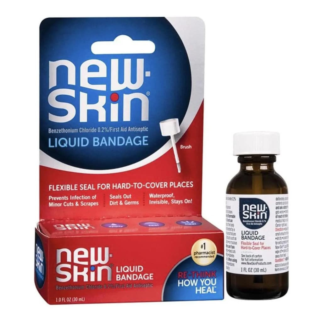 Band Aid Líquido New Skin Prova D'água 30ml Original Imp Usa