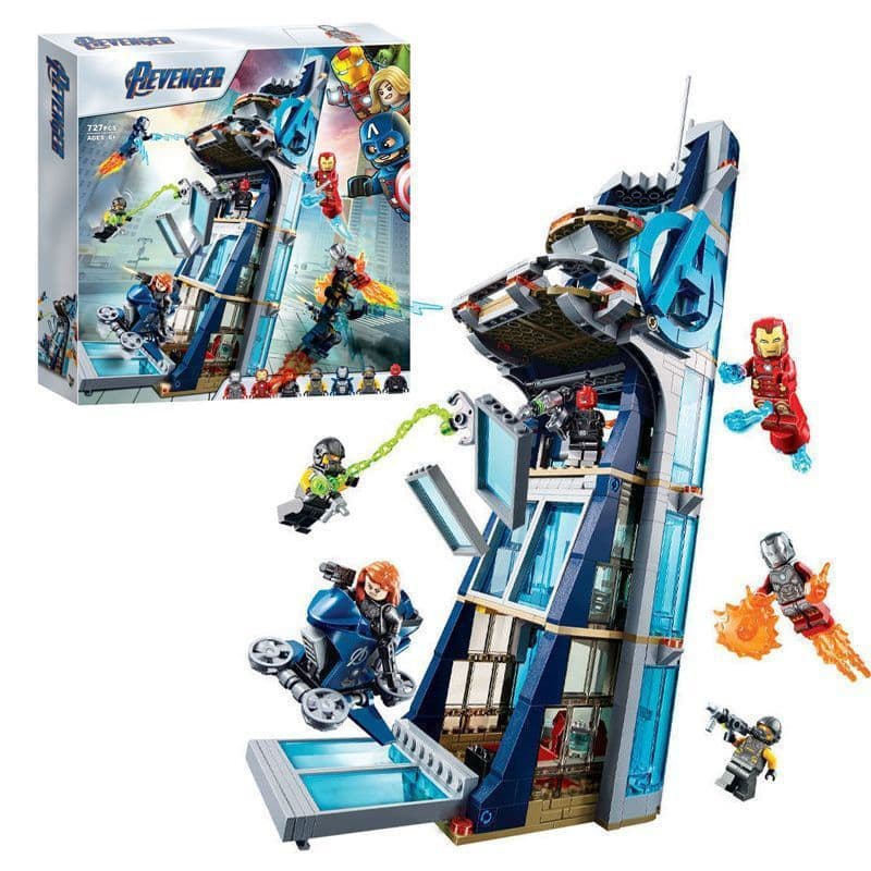 Compatível com Lego Superhero Sede Battle Boys Montagem Educacional Blocos de Construção Brinquedos Infantis