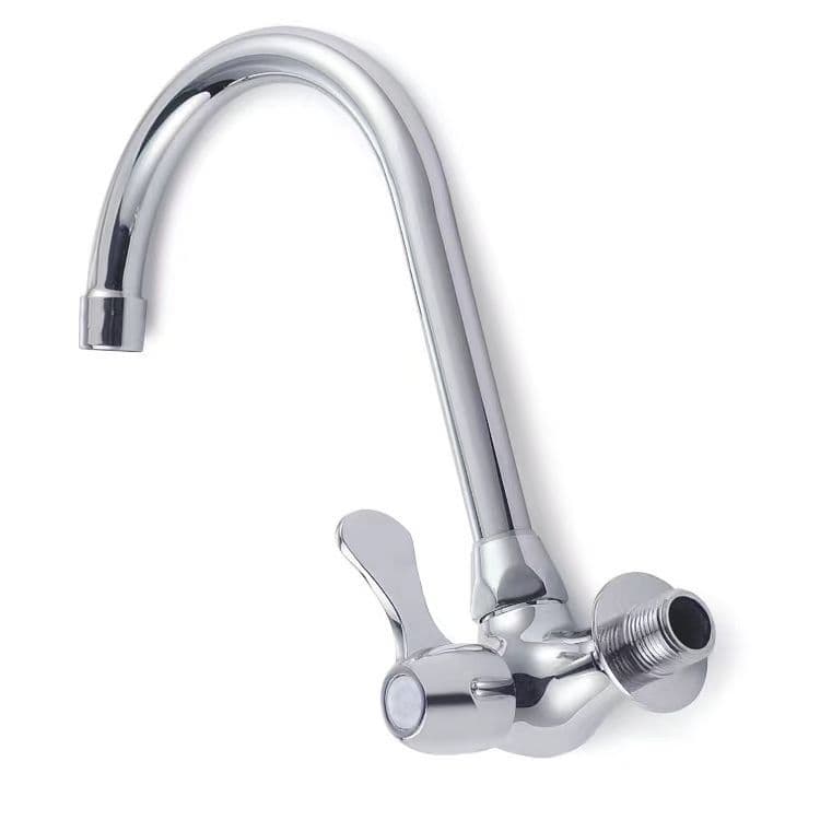 Todo em cobre na parede tubo universal dupla utilização alça única abertura lateral torneira de cozinha universal furo d