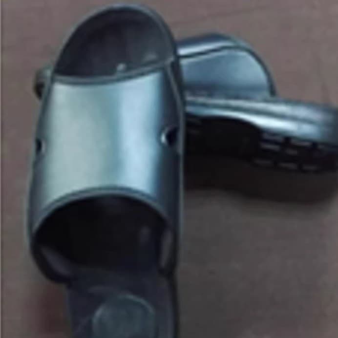 Chinelos de purificação antiestática, sala limpa, oficina, sapatos de trabalho, chinelos de couro ESD (com borda reforça