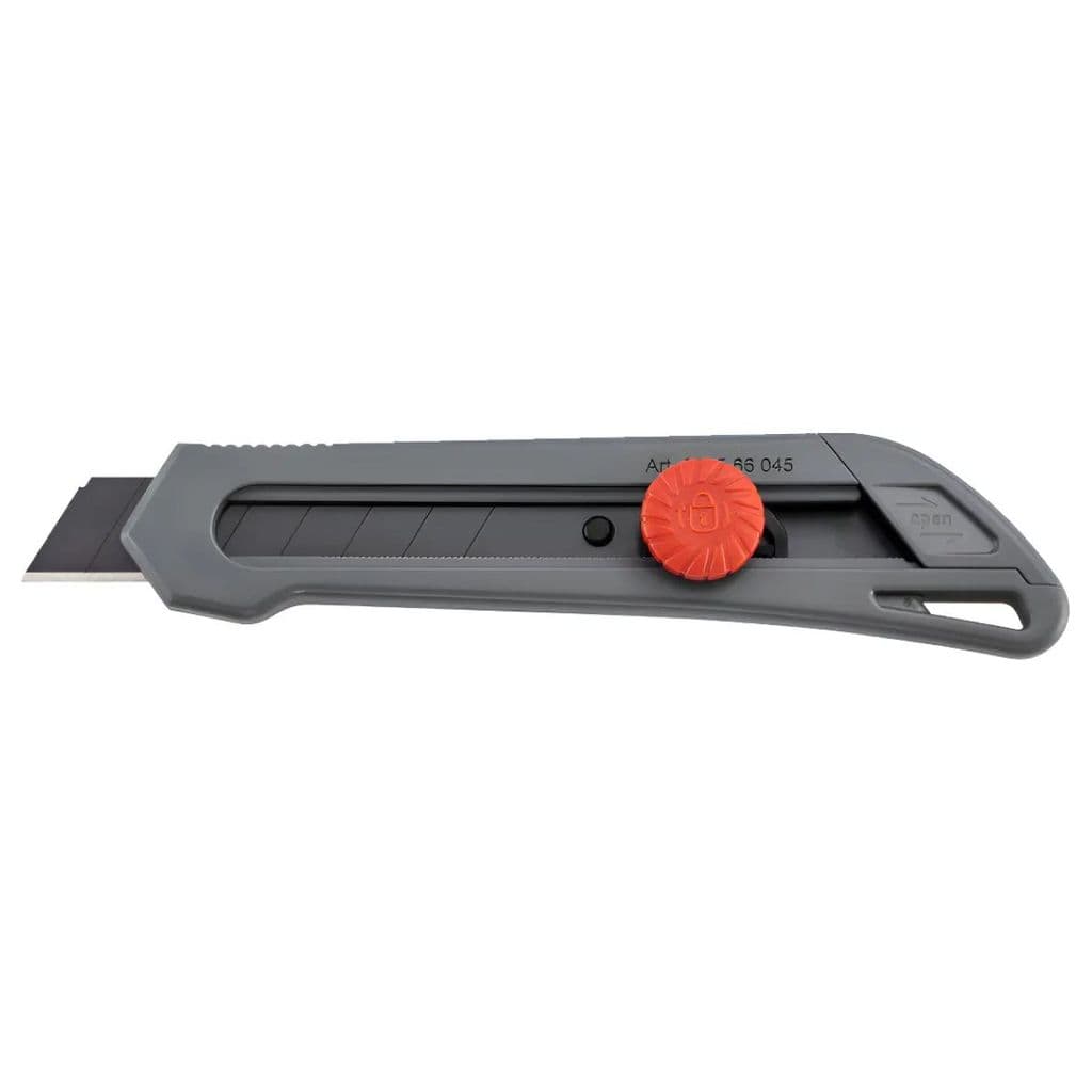 ESTILETE PROFISSIONAL LAMINA BLACK 18MM WURTH