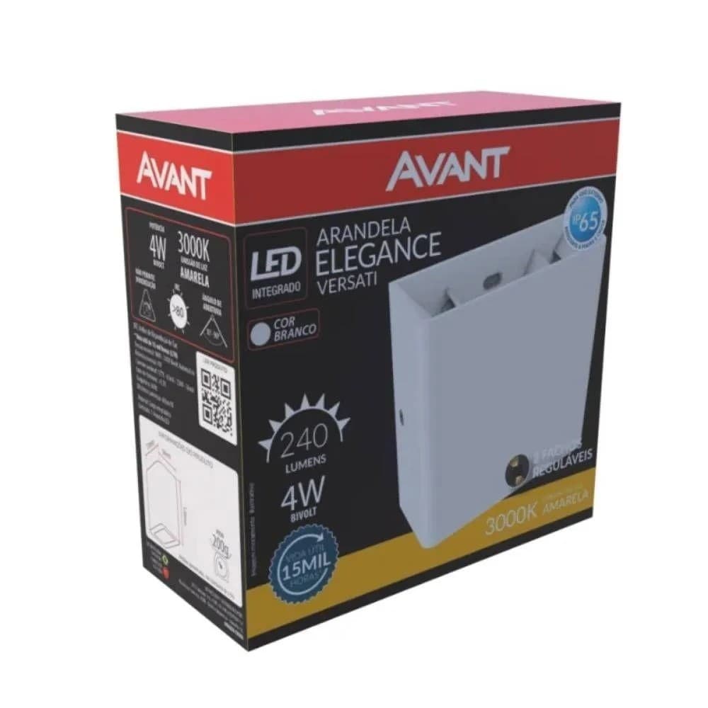Arandela Elegance Versati 3000k 4w - Avant