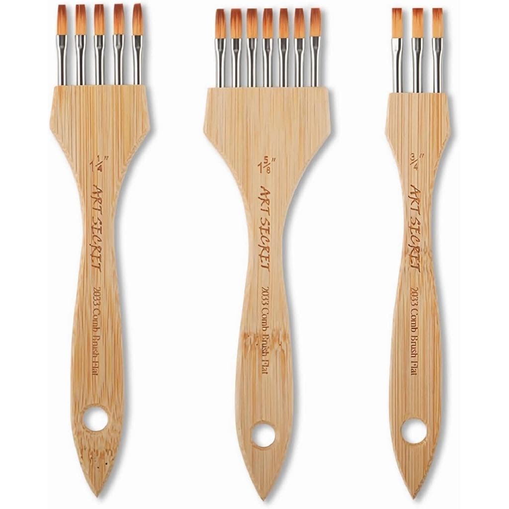 Pincel acrílico Accufine para pintura, conjunto de pincéis largos para aquarela, pincéis Surikomi para artistas, feitos