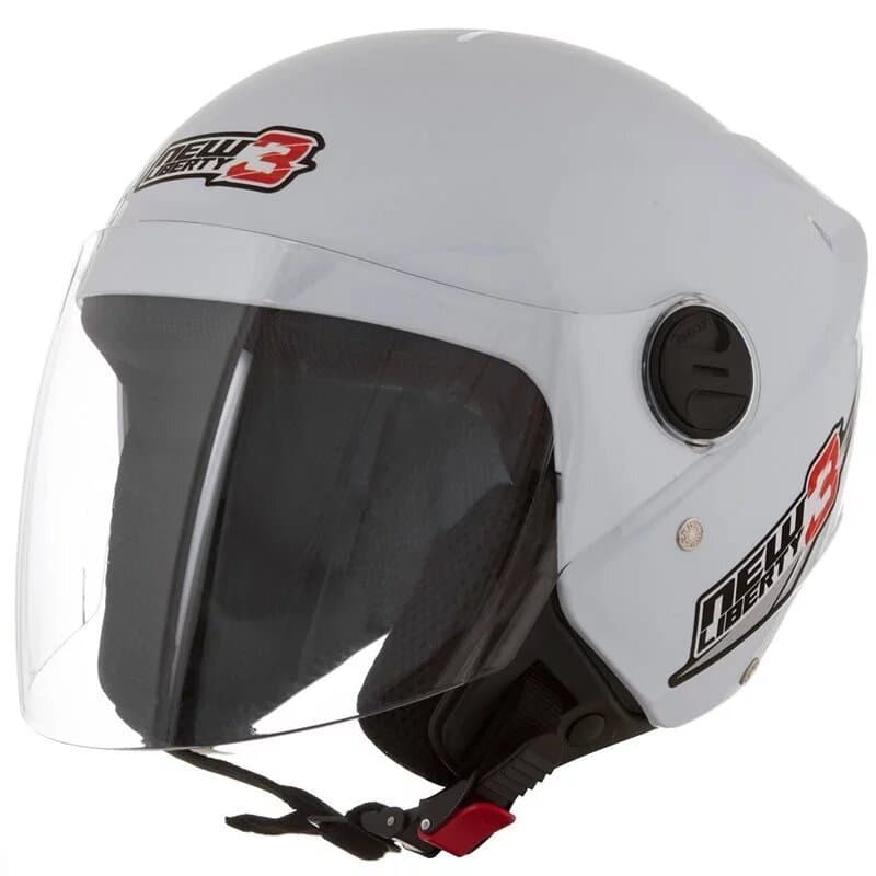 Capacete Moto Motociclista Aberto Pro Tork New Liberty Three Viseira 2mm Original Inmetro Masculino Feminino Leve