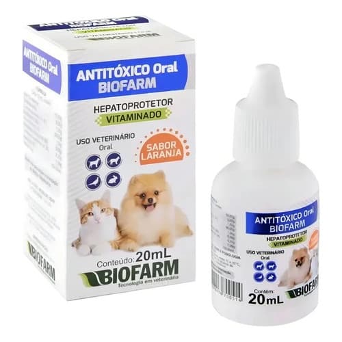Gatos Vomito Nausea Antitóxico Oral Biofarm 20ml - Epoton