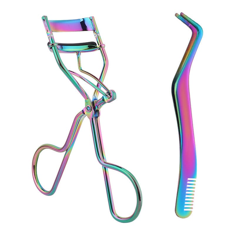 Modelador de cílios conjunto de duas peças Curling cílios novato enxertia pinças de cílios postiços ferramenta de beleza