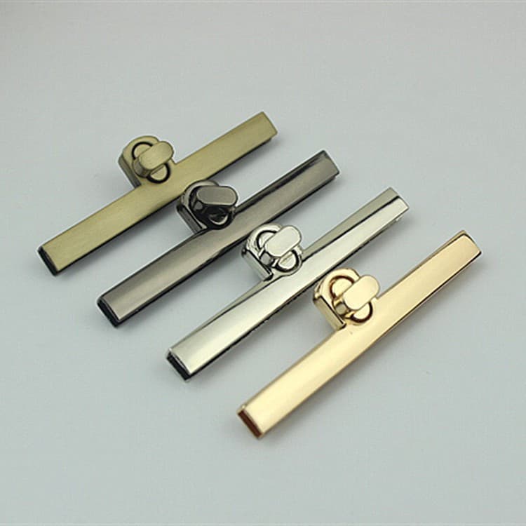 GCGCTOP Novas Fechos De Metal Fechaduras De Giro Fechadura De Torção Para Bolsa Artesanal Hardware Elegante Ouro Acessór