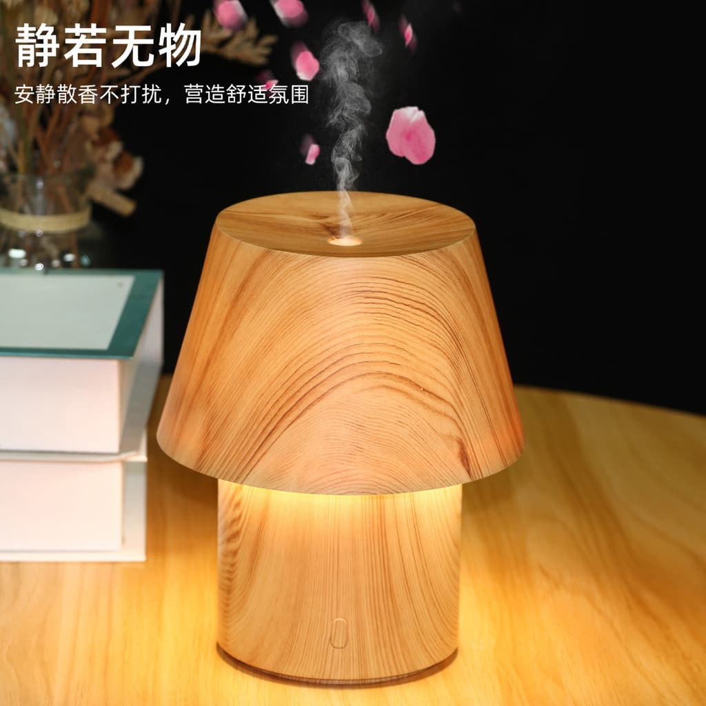 Lâmpada de mesa umidificador óleo essencial aroma difusor aroma quarto Desktop mini luz quente difusor novo produto