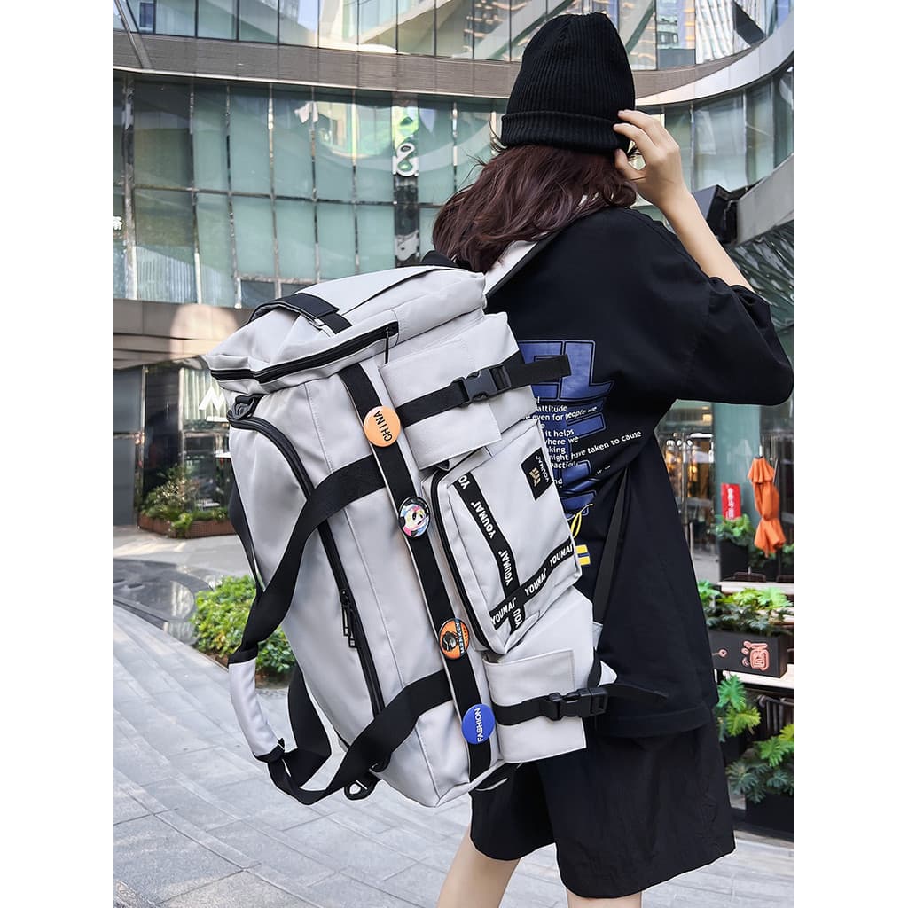 Grande capacidade de separação seca e molhada esportes ginásio saco multifuncional viagem mochila treinamento futebol ba