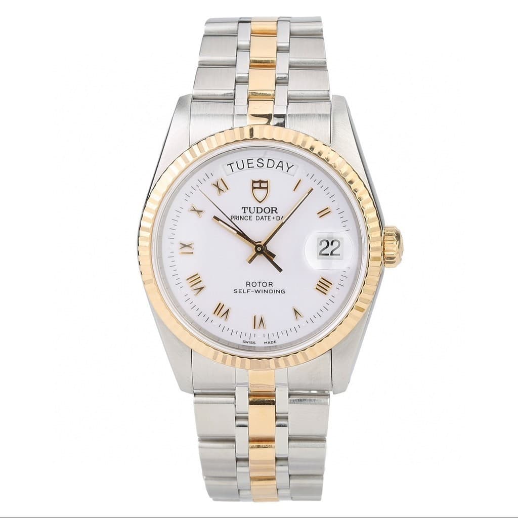 Tudor Tudor Prince Série 18K Ouro Aço Inoxidável Relógio Mecânico Automático Masculino M76213-0014