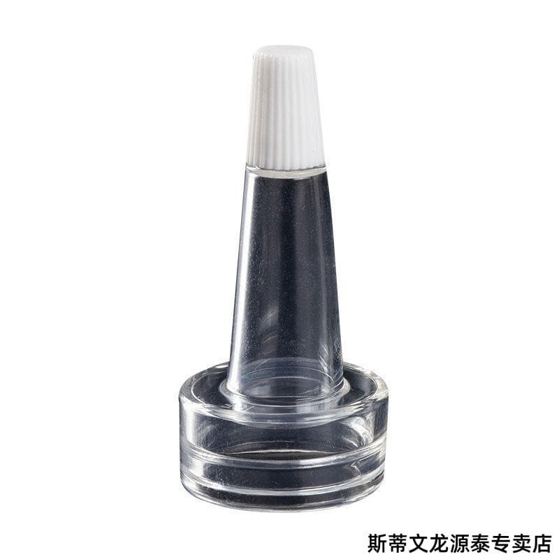 Garrafa conta-gotas garrafa de óleo essencial cola transparente garrafa de vidro produto tubo de borracha cola macia Xil