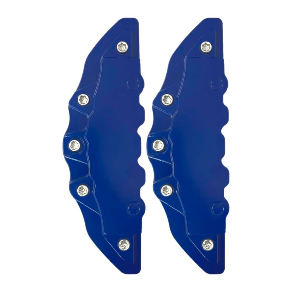 Par Capa Pinça Freio Azul - Sem Logo Liso Esportivo Aro 15+