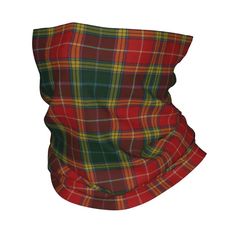 Personalizado Escocês Clã Tartan Xadrez Bandana Inverno Pescoço Mais Quente Masculino À Prova De Vento Envoltório Rosto