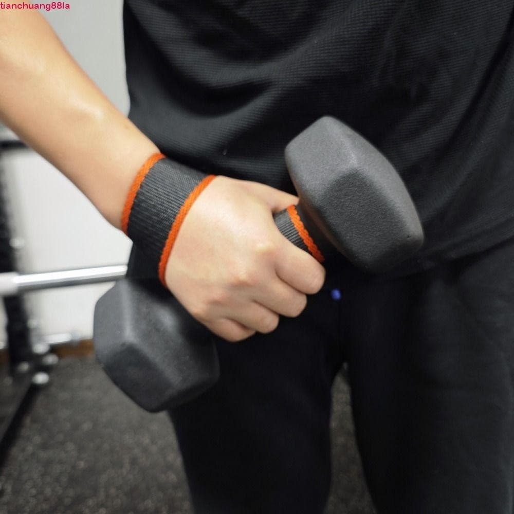 TIANCHUANG 1 Par De Envoltórios De Pulso Para Levantamento De Peso , Tiras De Fitness Ajustáveis E Resistentes Ao Desgas