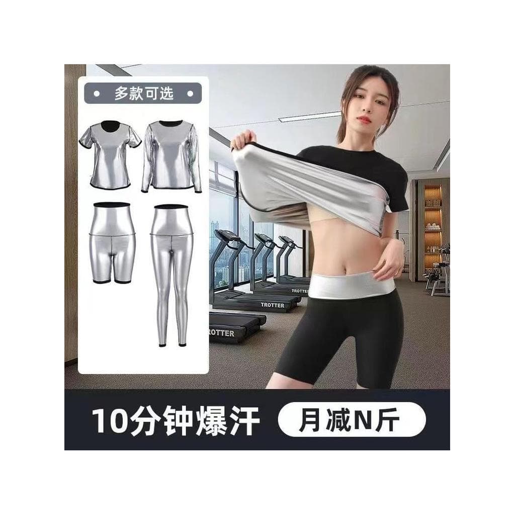 Suor suor roupas terno feminino verão roupas de treinamento calças roupas de Fitness cintura alta abdômen dobrando corre