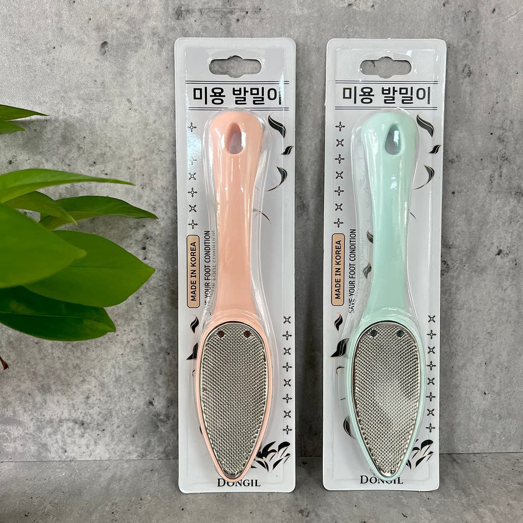 Coreano coreano beleza pé esfregando pé esfregando pedra esfoliante calos dupla face diamante pé esfregando vara superfí