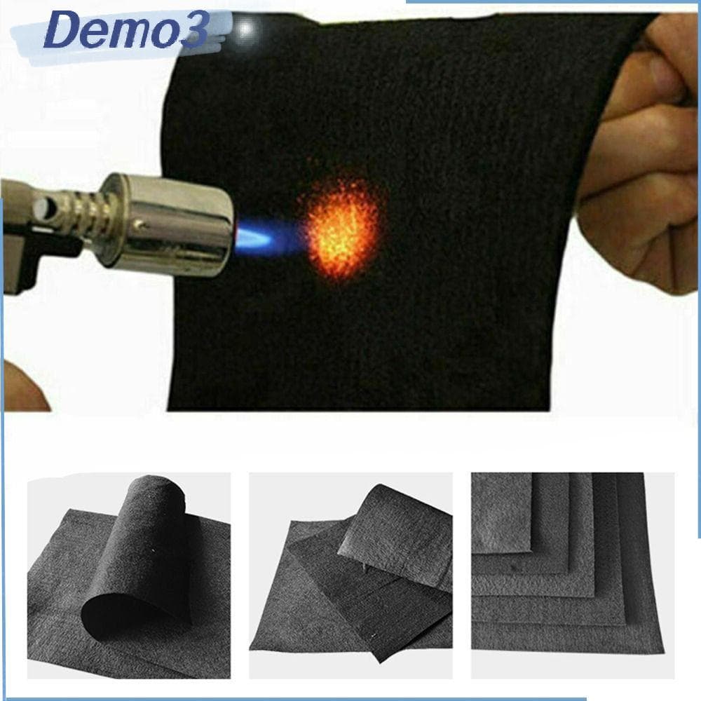 Cobertor Protetor De Soldagem , Feltro De Fibra De Carbono Preto De , De Alta Temperatura