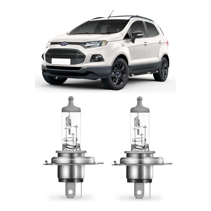 Par Lampada Farol Ecosport 2013 2014 2015 2016 2017 H4